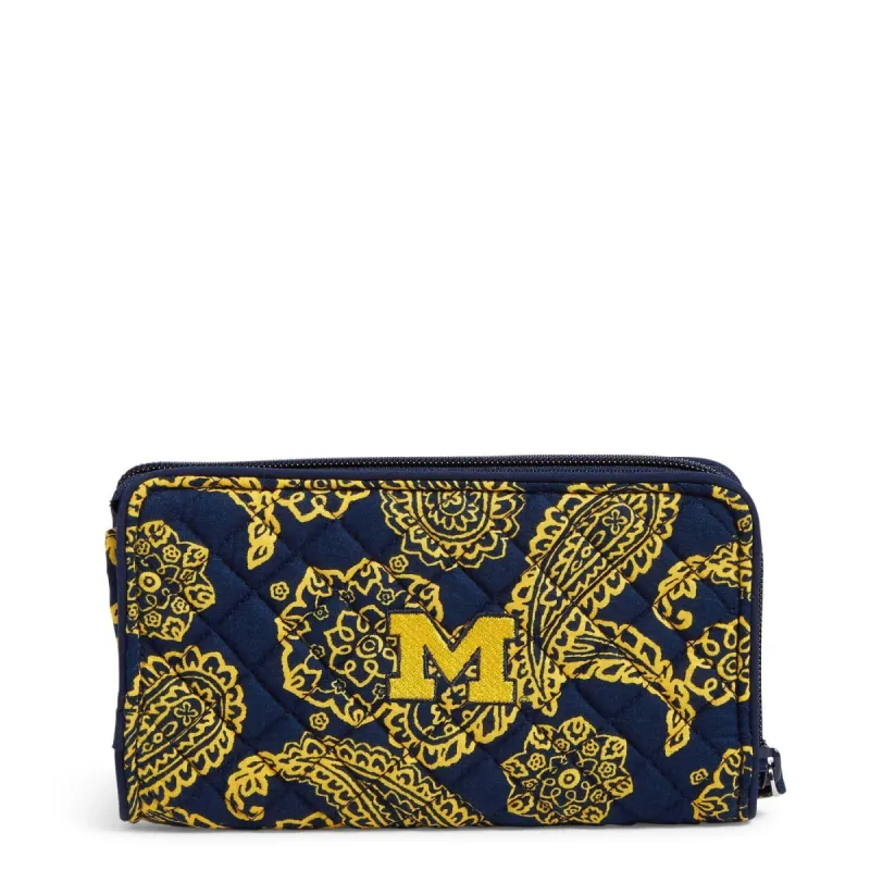 Collegiate RFID Front Zip Wristlet sold by Vera Bradley