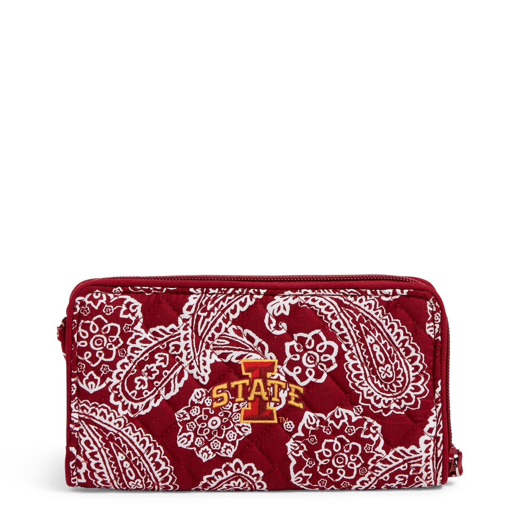 Collegiate RFID Front Zip Wristlet sold by Vera Bradley