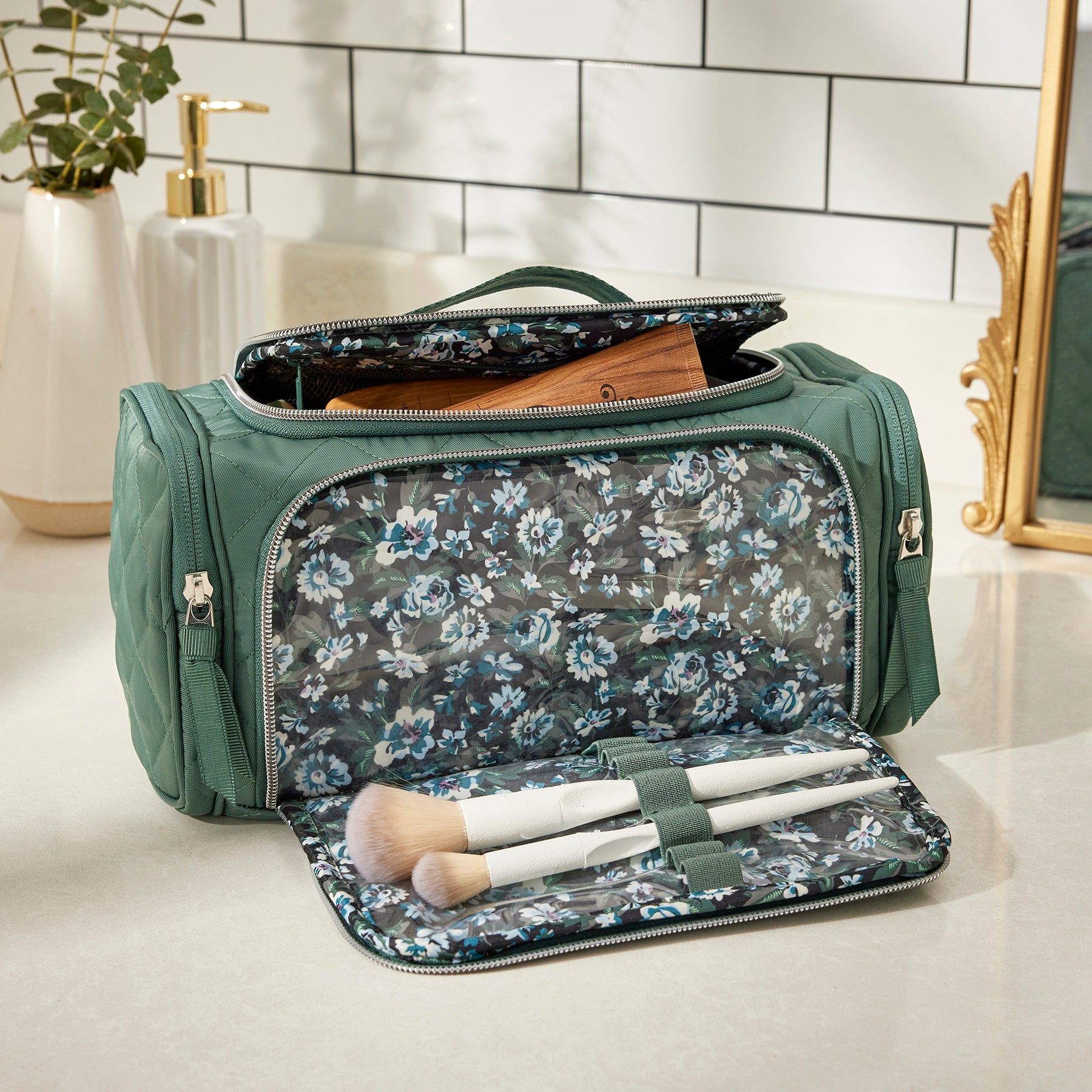 Large Travel Cosmetic Bag sold by Vera Bradley product image thumbnail 6