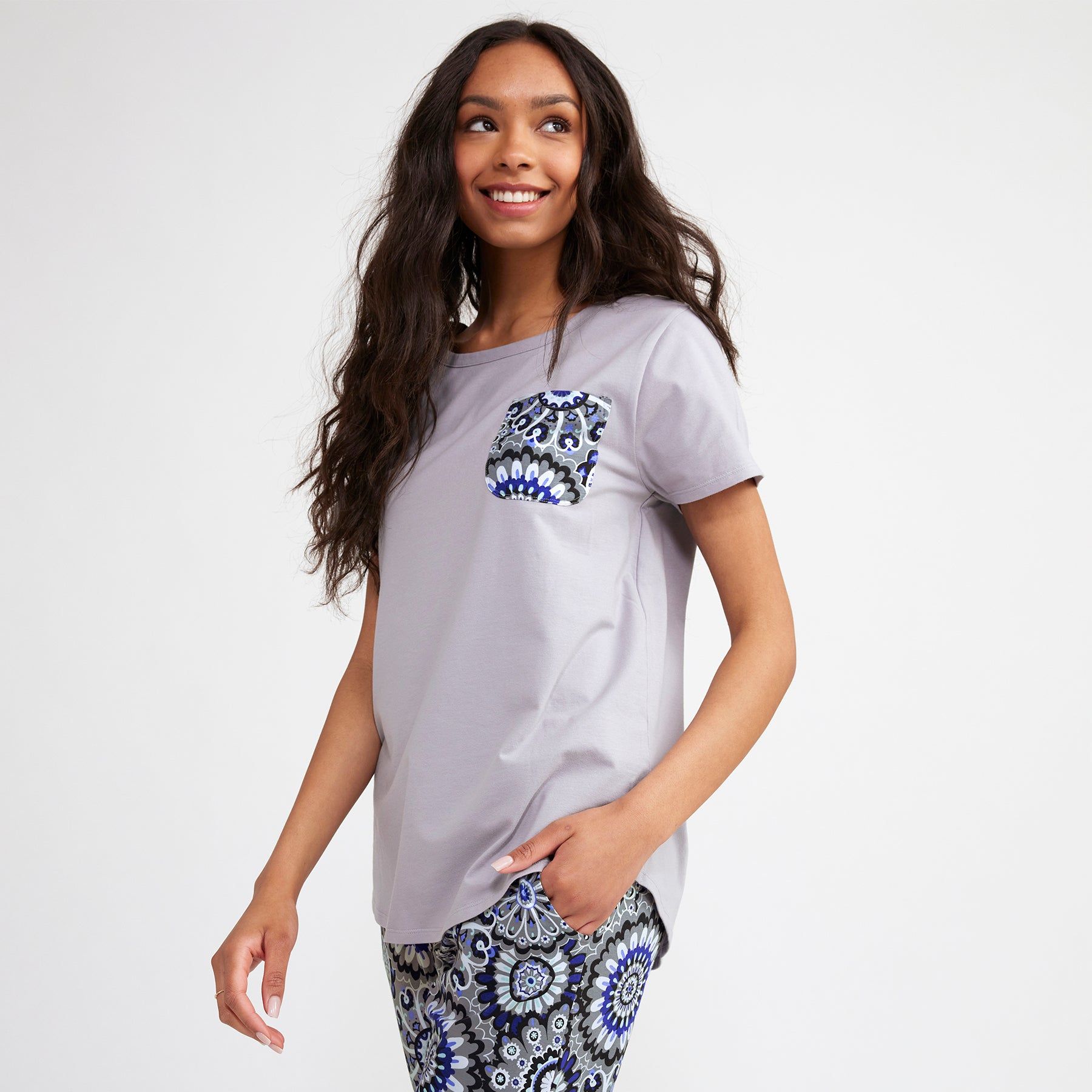 Short-Sleeved Pajama Tee sold by Vera Bradley