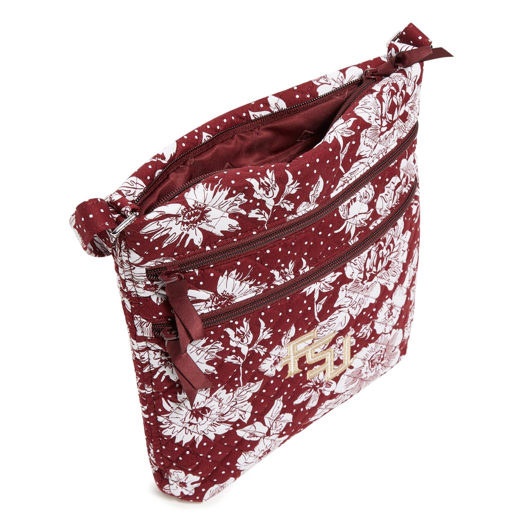 Collegiate Triple Zip Hipster Crossbody Bag sold by Vera Bradley product image thumbnail 4