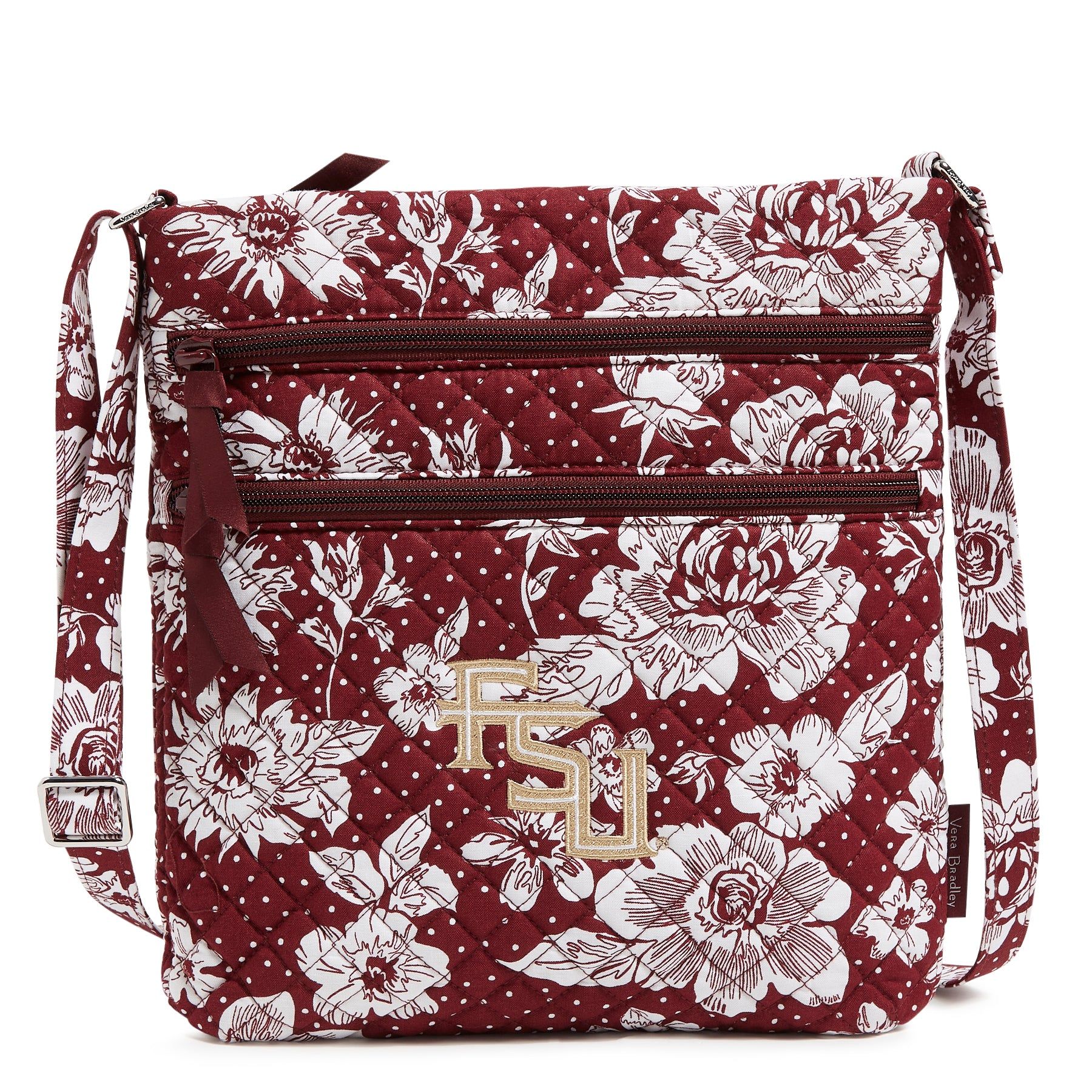 Collegiate Triple Zip Hipster Crossbody Bag sold by Vera Bradley