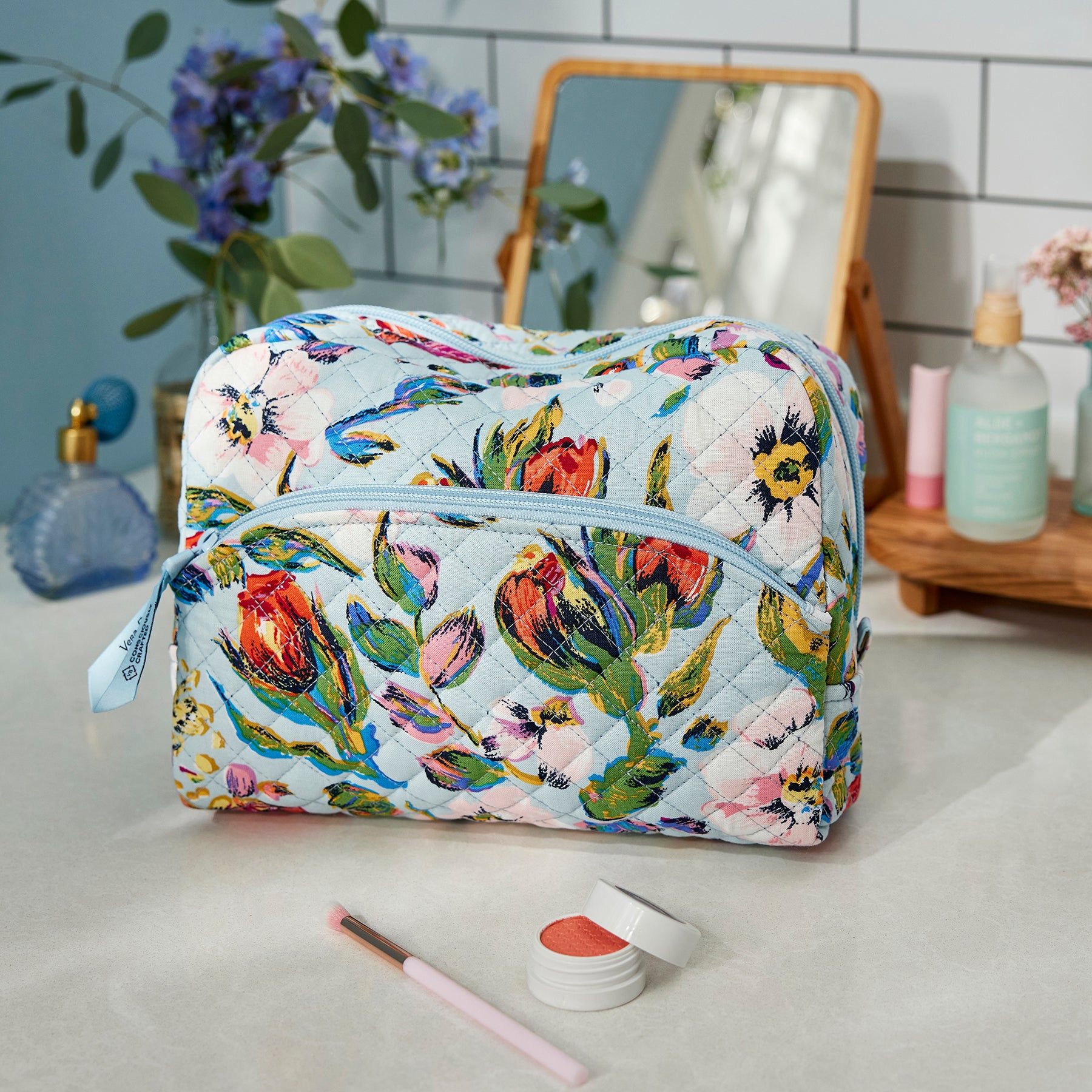 Large Cosmetic Bag sold by Vera Bradley product image thumbnail 4