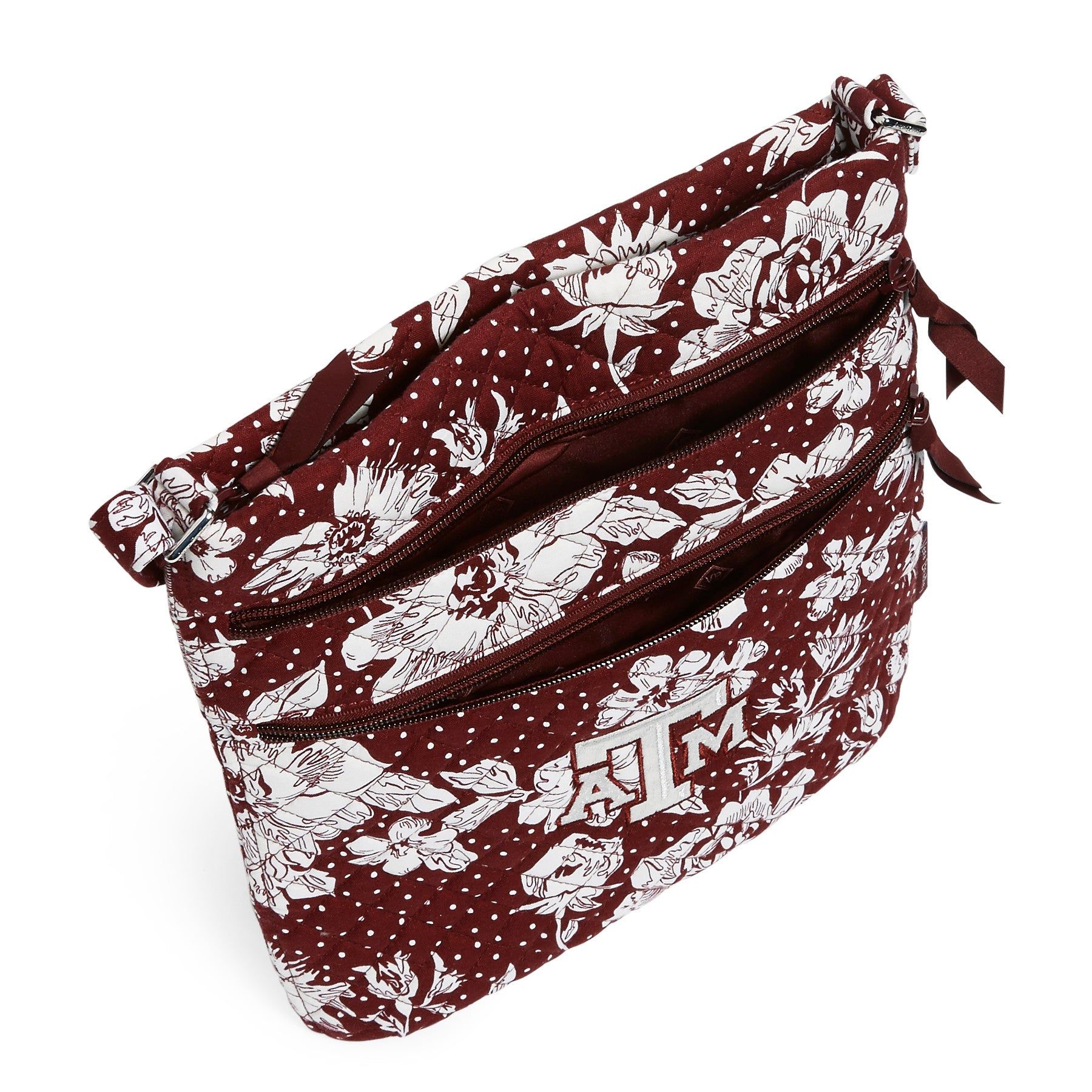 Collegiate Triple Zip Hipster Crossbody Bag sold by Vera Bradley product image thumbnail 5