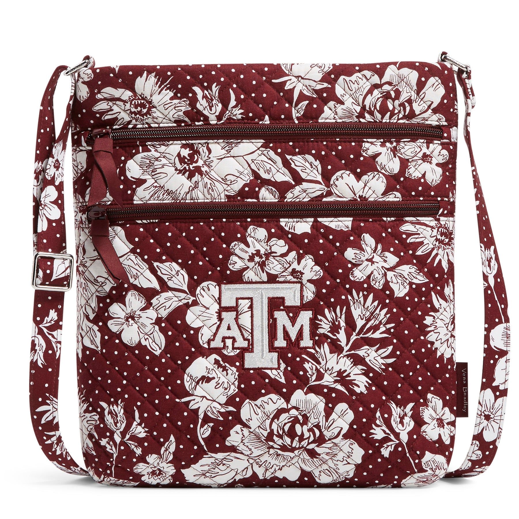 Collegiate Triple Zip Hipster Crossbody Bag sold by Vera Bradley