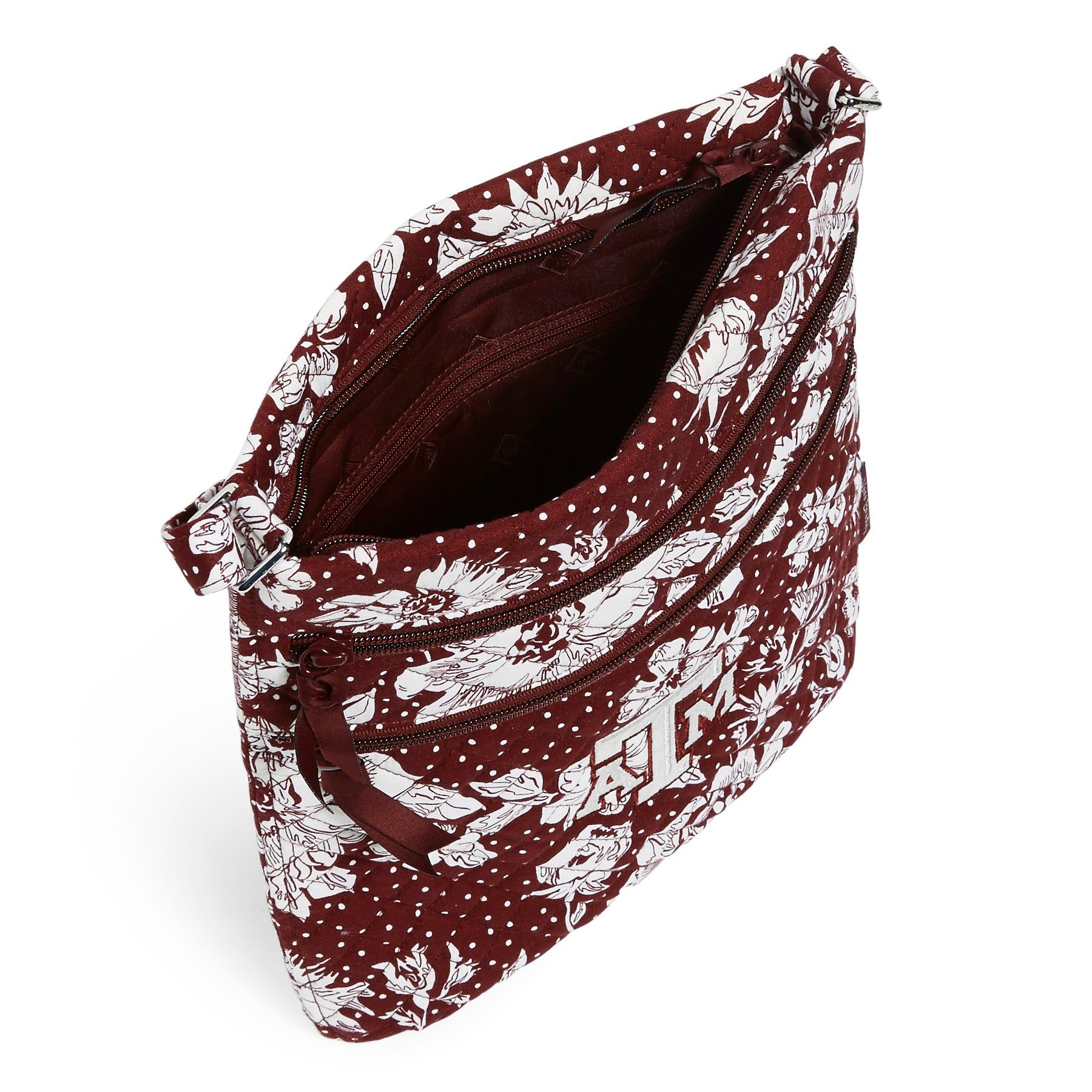 Collegiate Triple Zip Hipster Crossbody Bag sold by Vera Bradley product image thumbnail 4