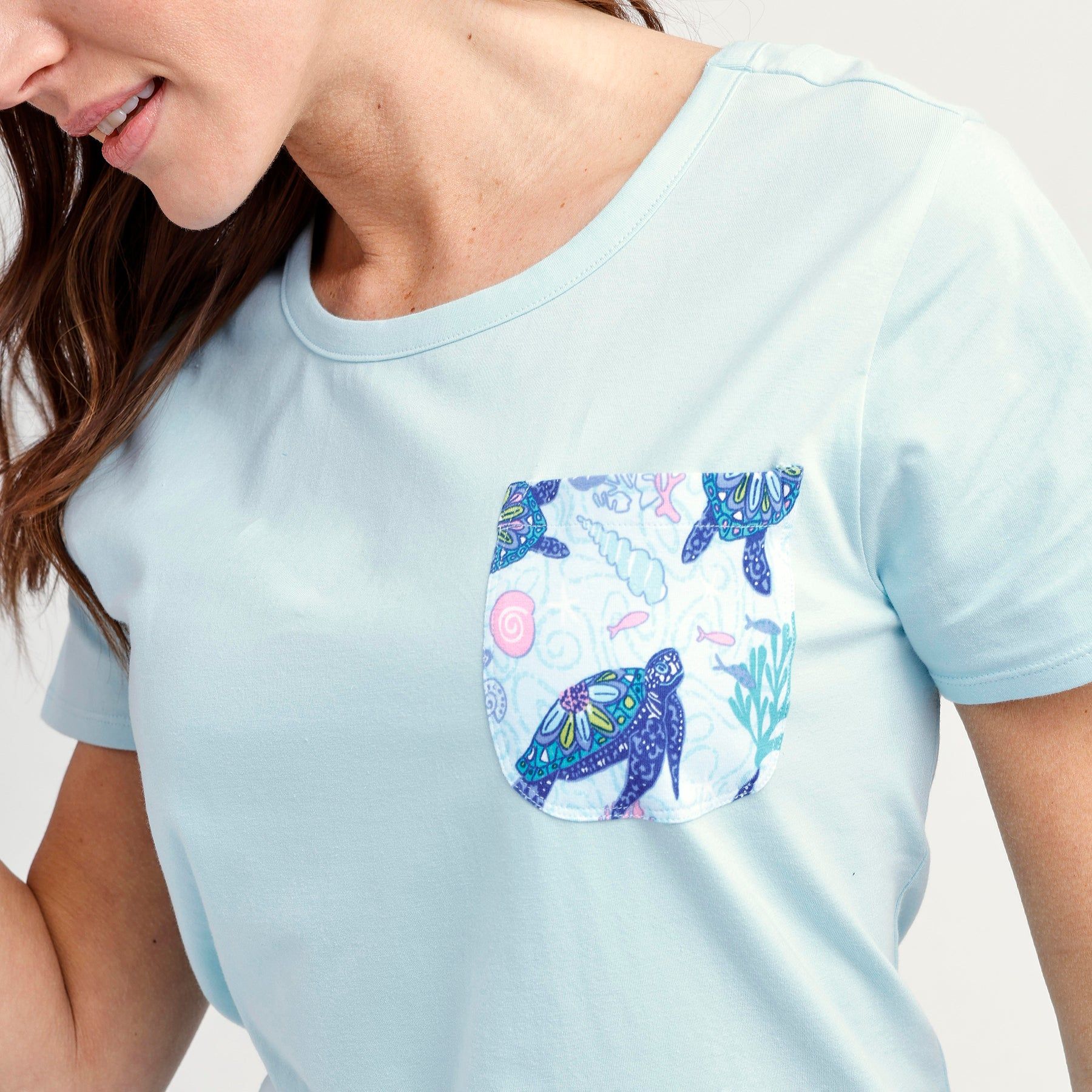 Short-Sleeved Pajama Tee sold by Vera Bradley product image thumbnail 2