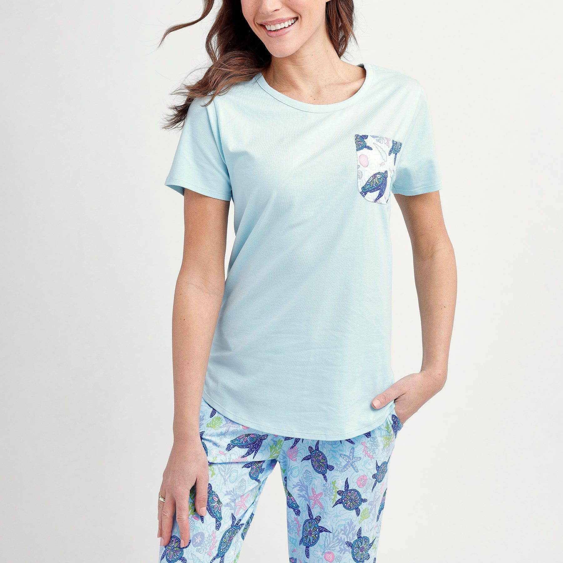 Short-Sleeved Pajama Tee sold by Vera Bradley