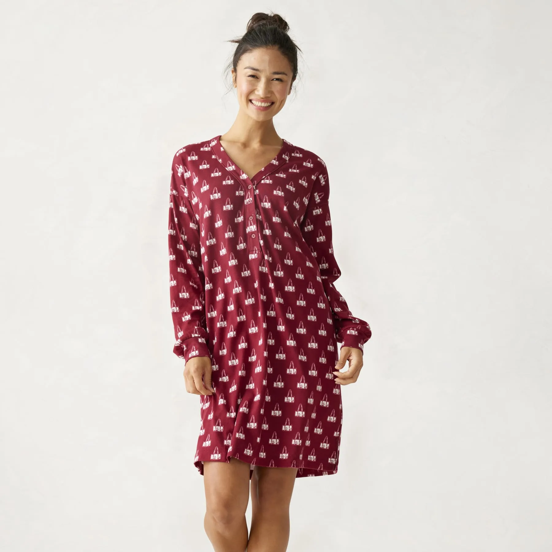 Henley Night Dress sold by Vera Bradley product image thumbnail 2