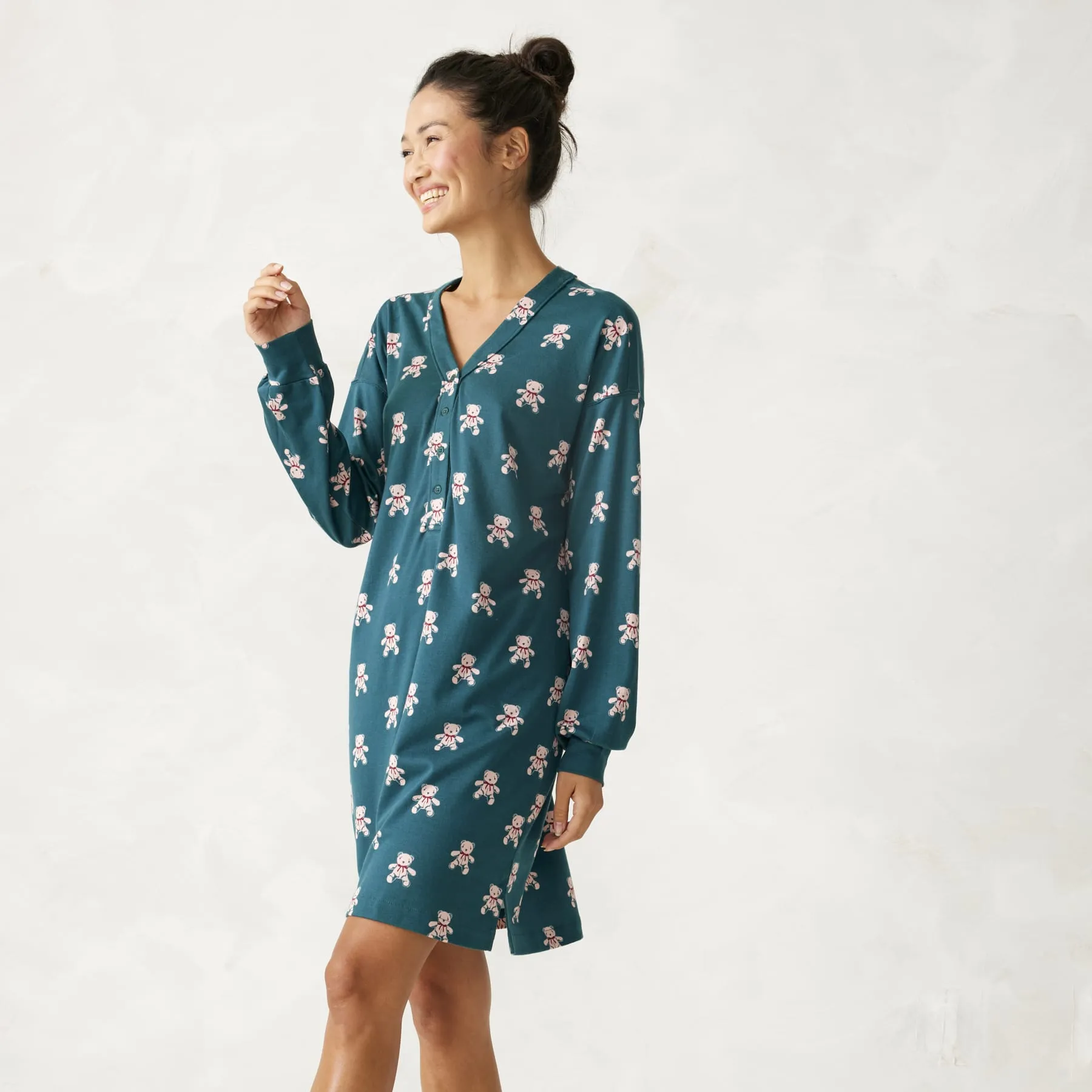 Henley Night Dress sold by Vera Bradley product image thumbnail 2