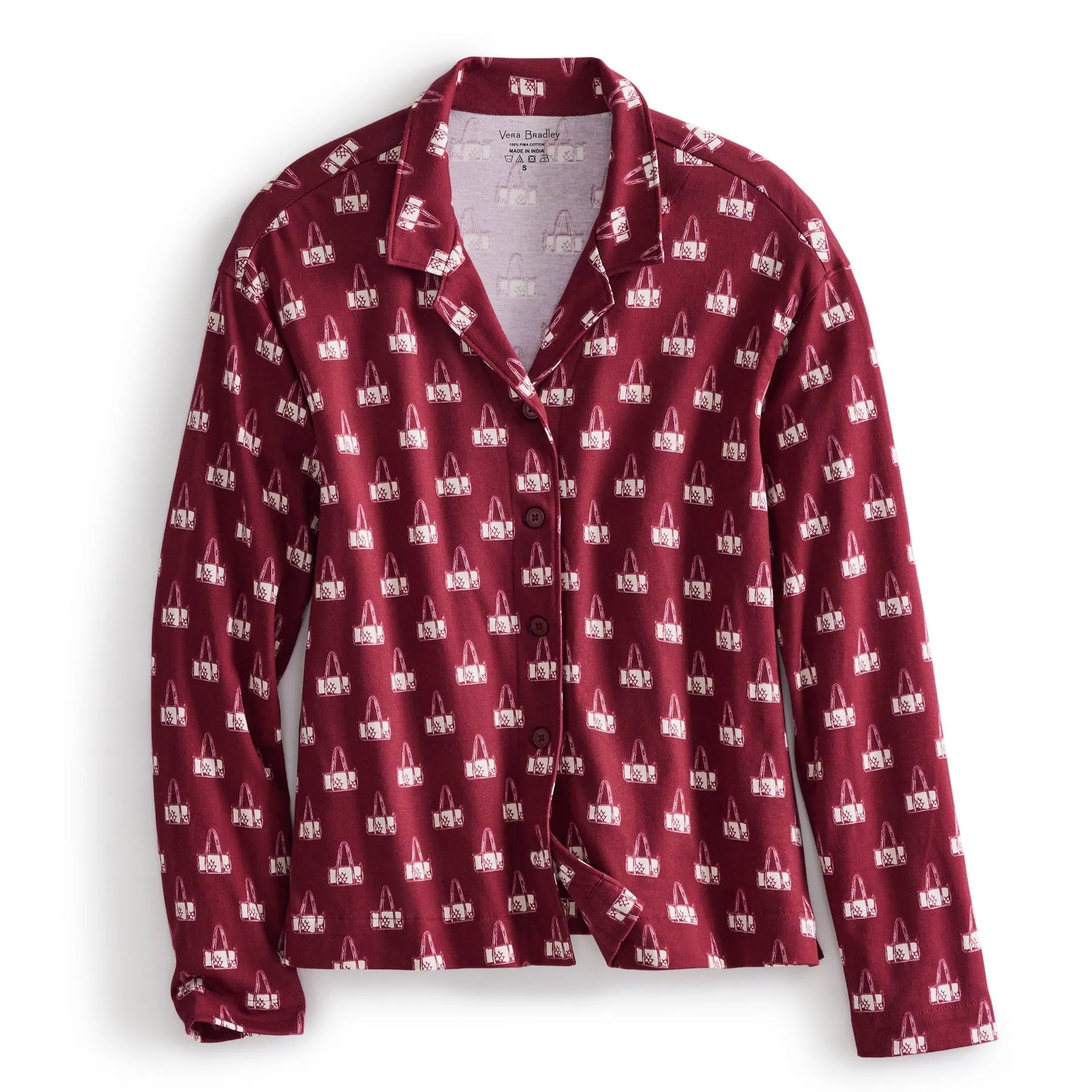 Long-Sleeved Pajama Set sold by Vera Bradley product image thumbnail 3