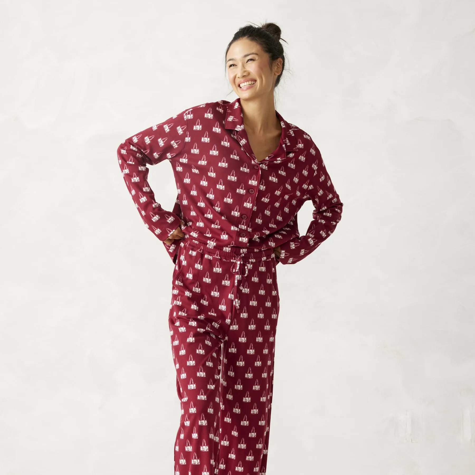 Long-Sleeved Pajama Set sold by Vera Bradley product image thumbnail 2