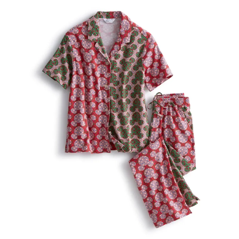 Disney Button-Down Pajama Set made by Vera Bradley