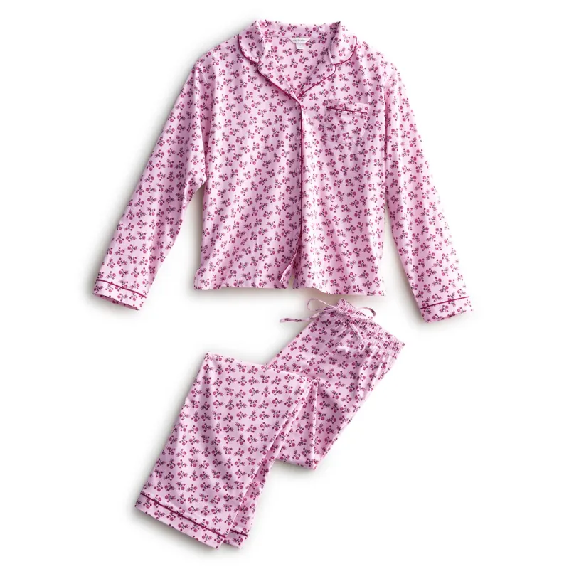 Long-Sleeved Shirt & Pants PJ Set made by Vera Bradley