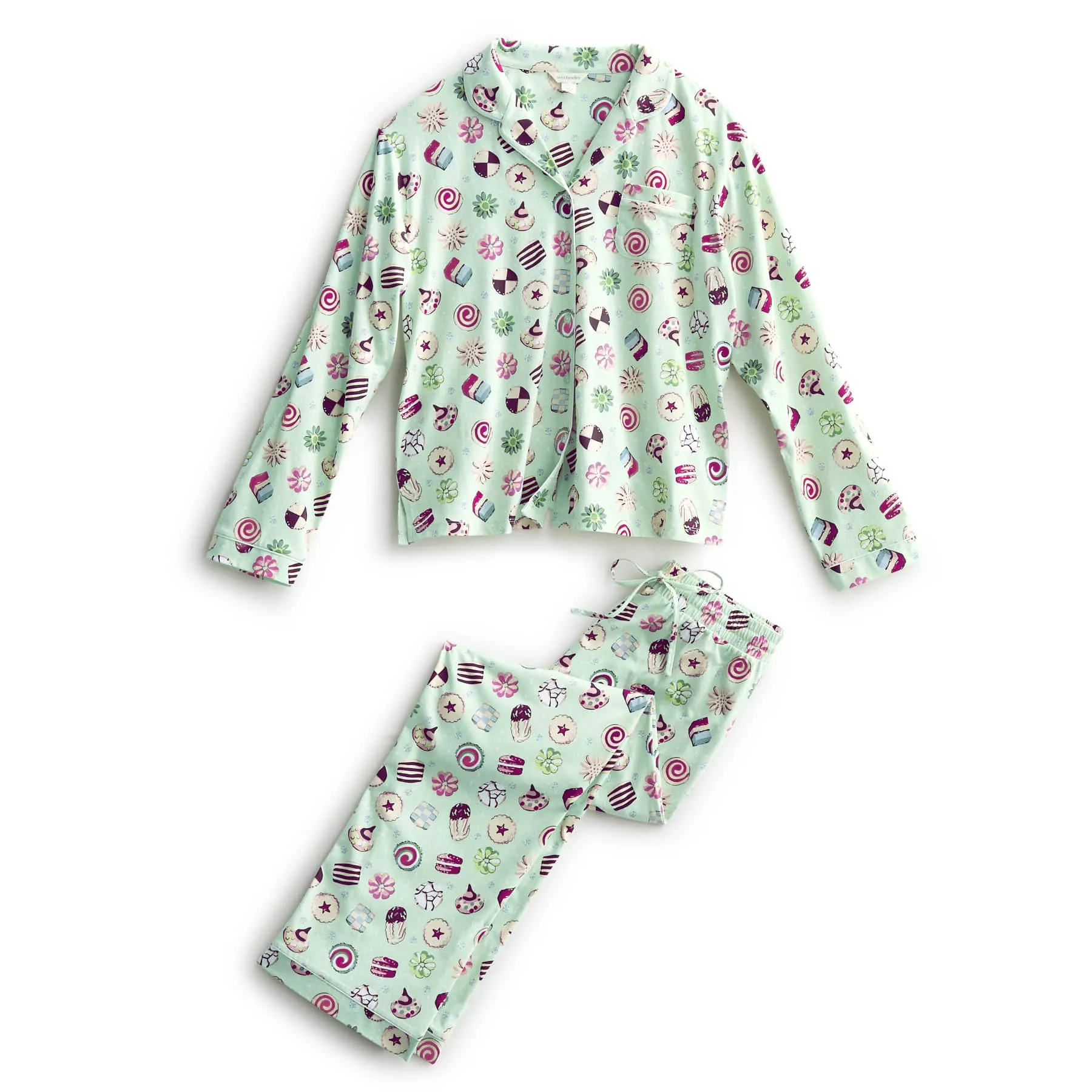 Long-Sleeved Shirt & Pants PJ Set sold by Vera Bradley