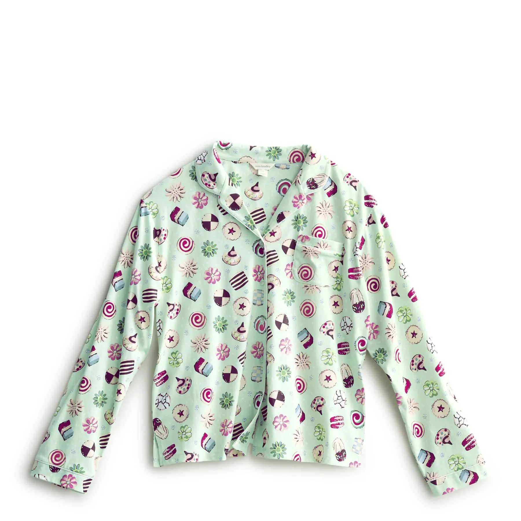Long-Sleeved Shirt & Pants PJ Set sold by Vera Bradley product image thumbnail 3
