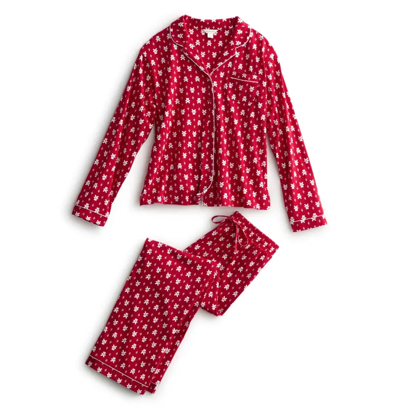 Long-Sleeved Shirt & Pants PJ Set made by Vera Bradley