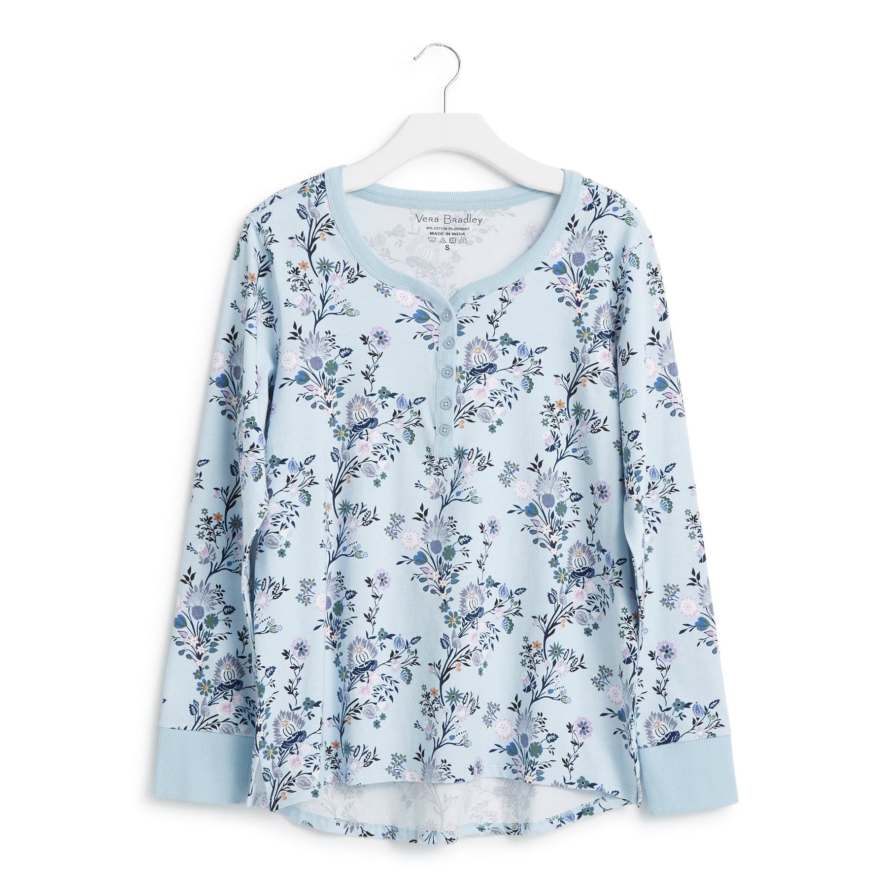 Long-Sleeved Pajama Shirt sold by Vera Bradley product image thumbnail 2