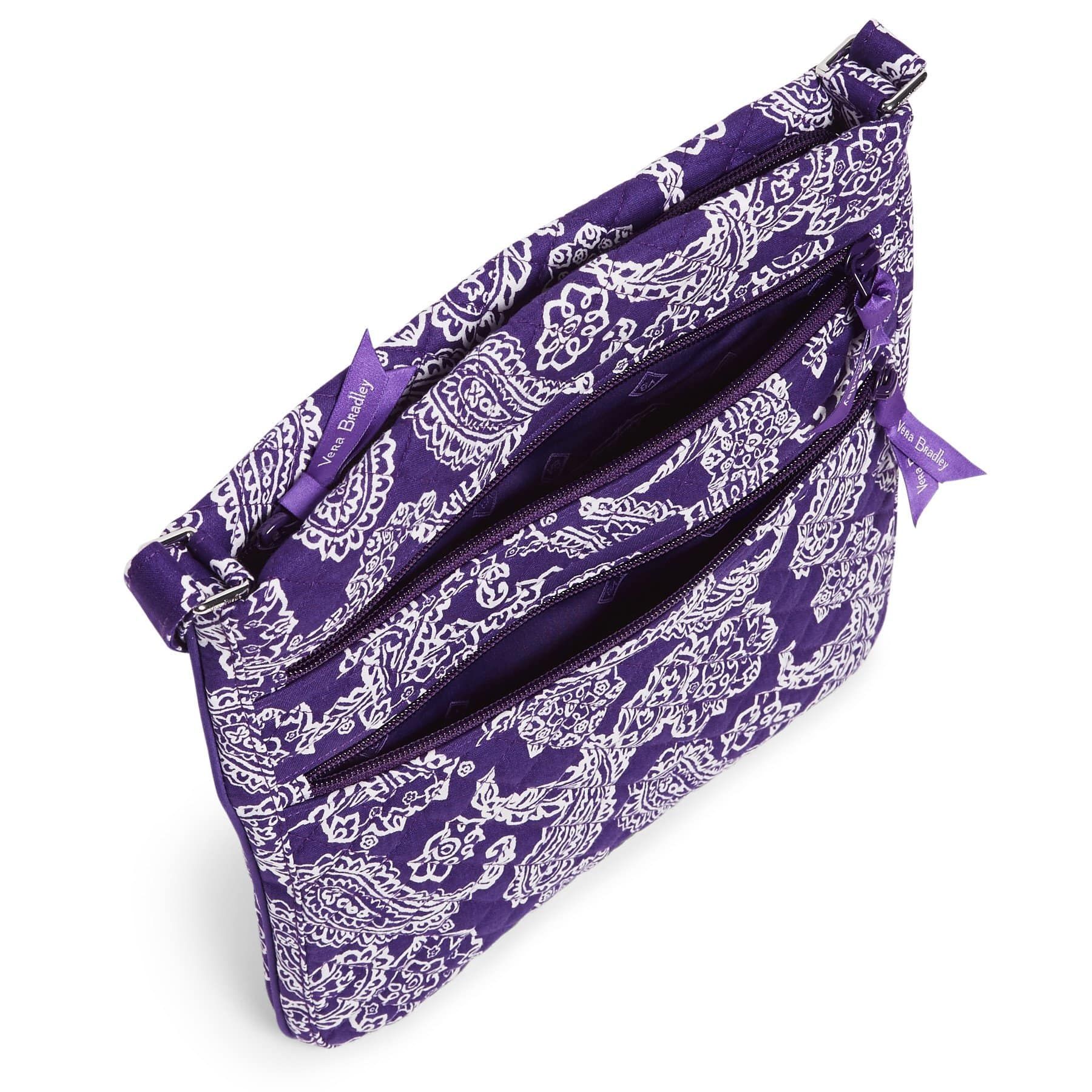 Collegiate Triple Zip Hipster Crossbody Bag sold by Vera Bradley product image thumbnail 5