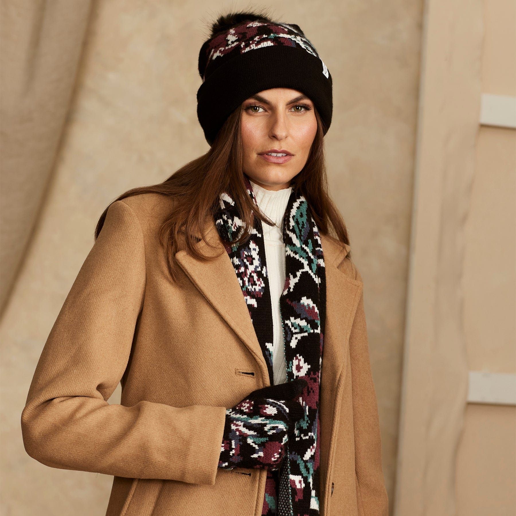 Knit Pom Beanie sold by Vera Bradley product image thumbnail 3