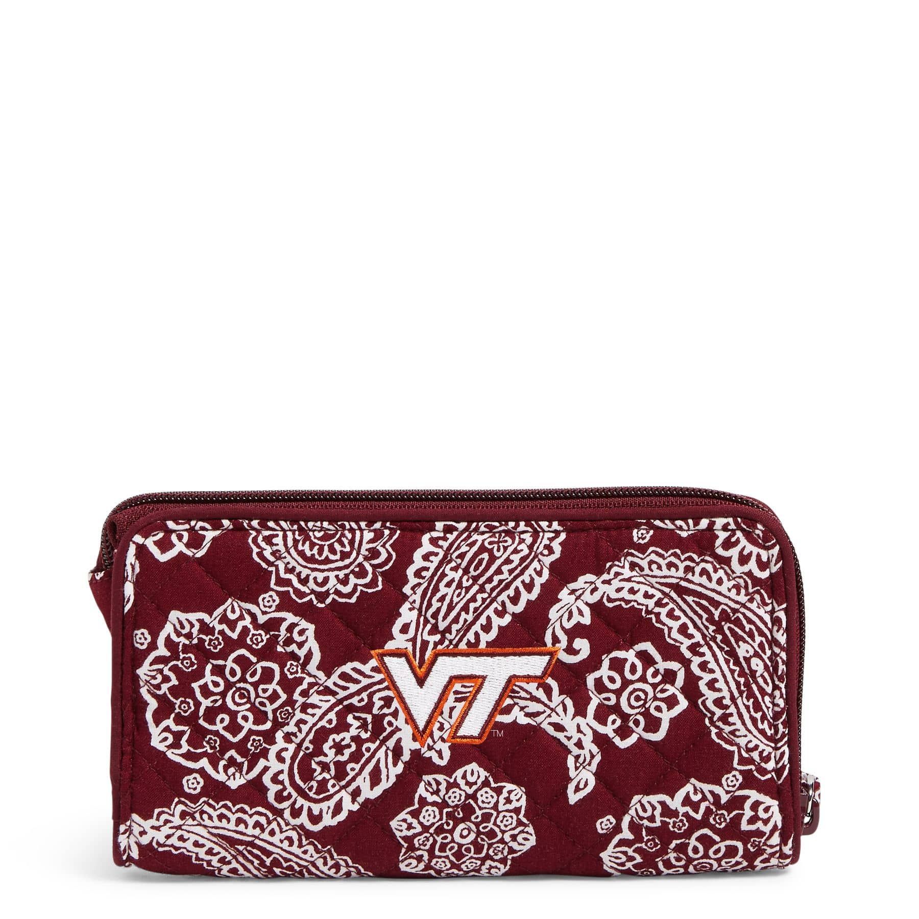 Collegiate RFID Front Zip Wristlet sold by Vera Bradley