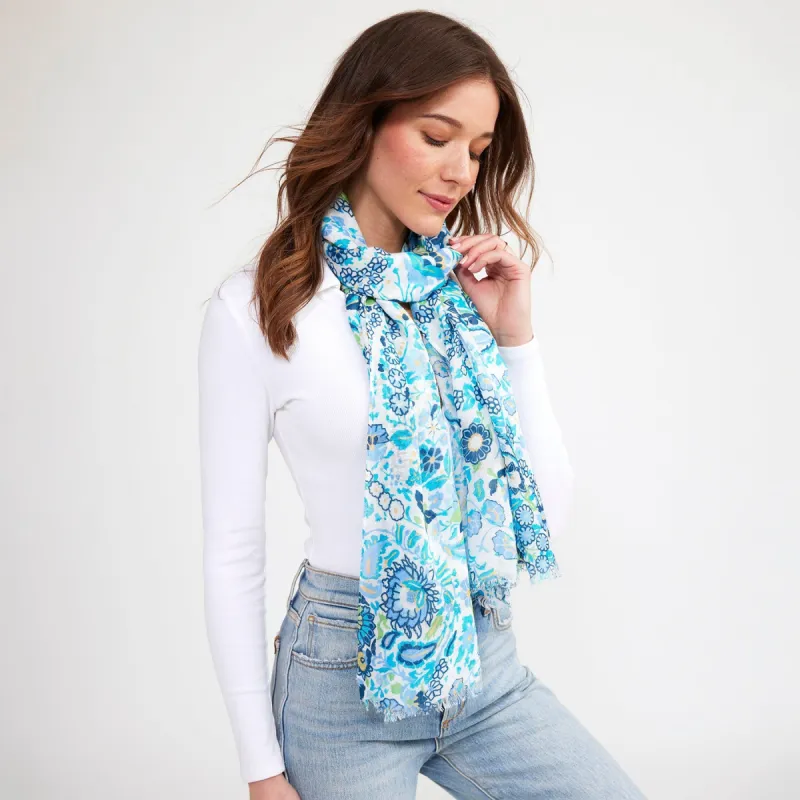 Soft Fringe Scarf made by Vera Bradley