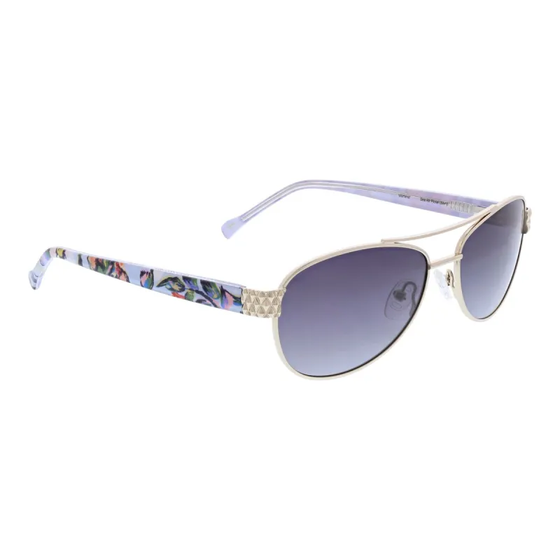 Marlene Polarized Aviator Sunglasses sold by Vera Bradley