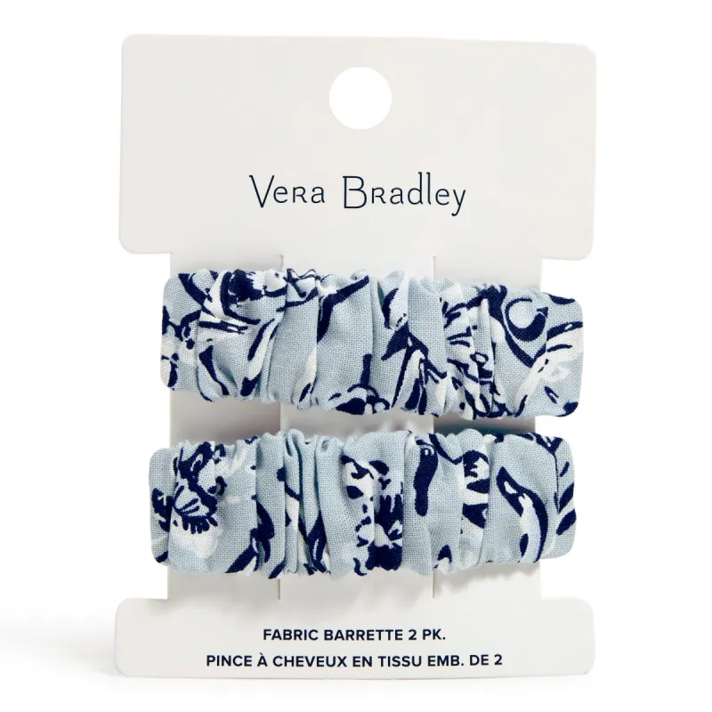 Fabric Barrette 2 Pack made by Vera Bradley