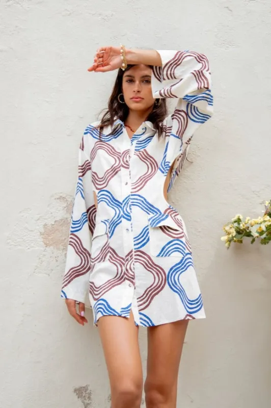 Mariella Mini Dress Seville sold by Verge Girl