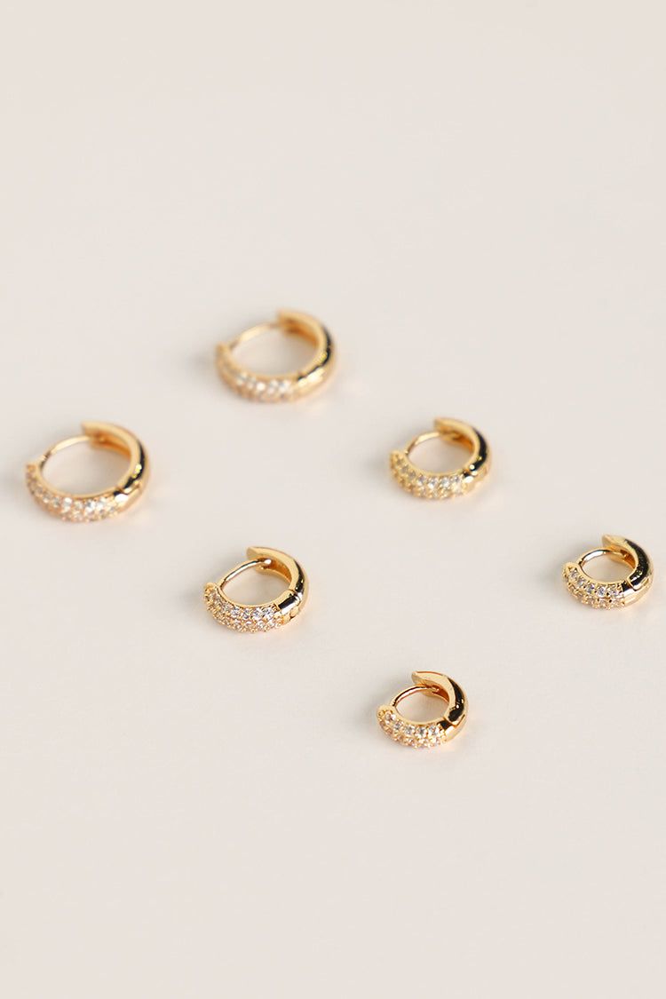 Bordeaux Earring Set // Gold sold by Verge Girl