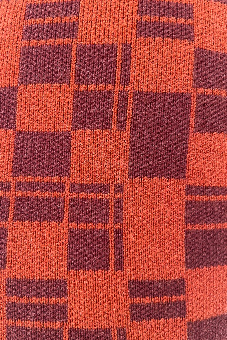 Under Control Knit Shorts Wine sold by Verge Girl product image thumbnail 8