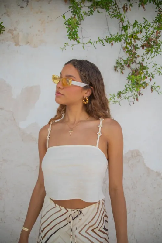 VRG GRL Floria Cami // Cream sold by Verge Girl