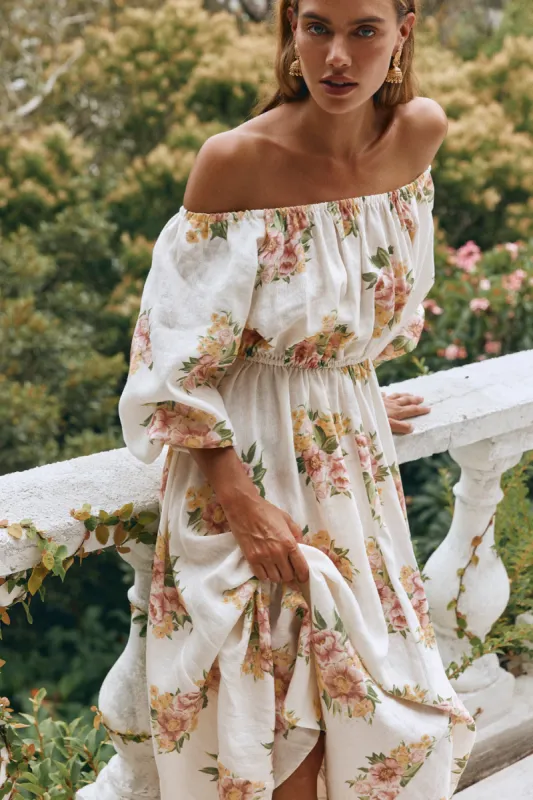 Inka Linen Maxi Dress Nouveaux sold by Verge Girl