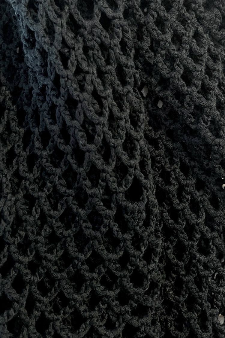 VRG GRL Island Hopping Crochet Maxi Skirt // Black sold by Verge Girl product image thumbnail 9