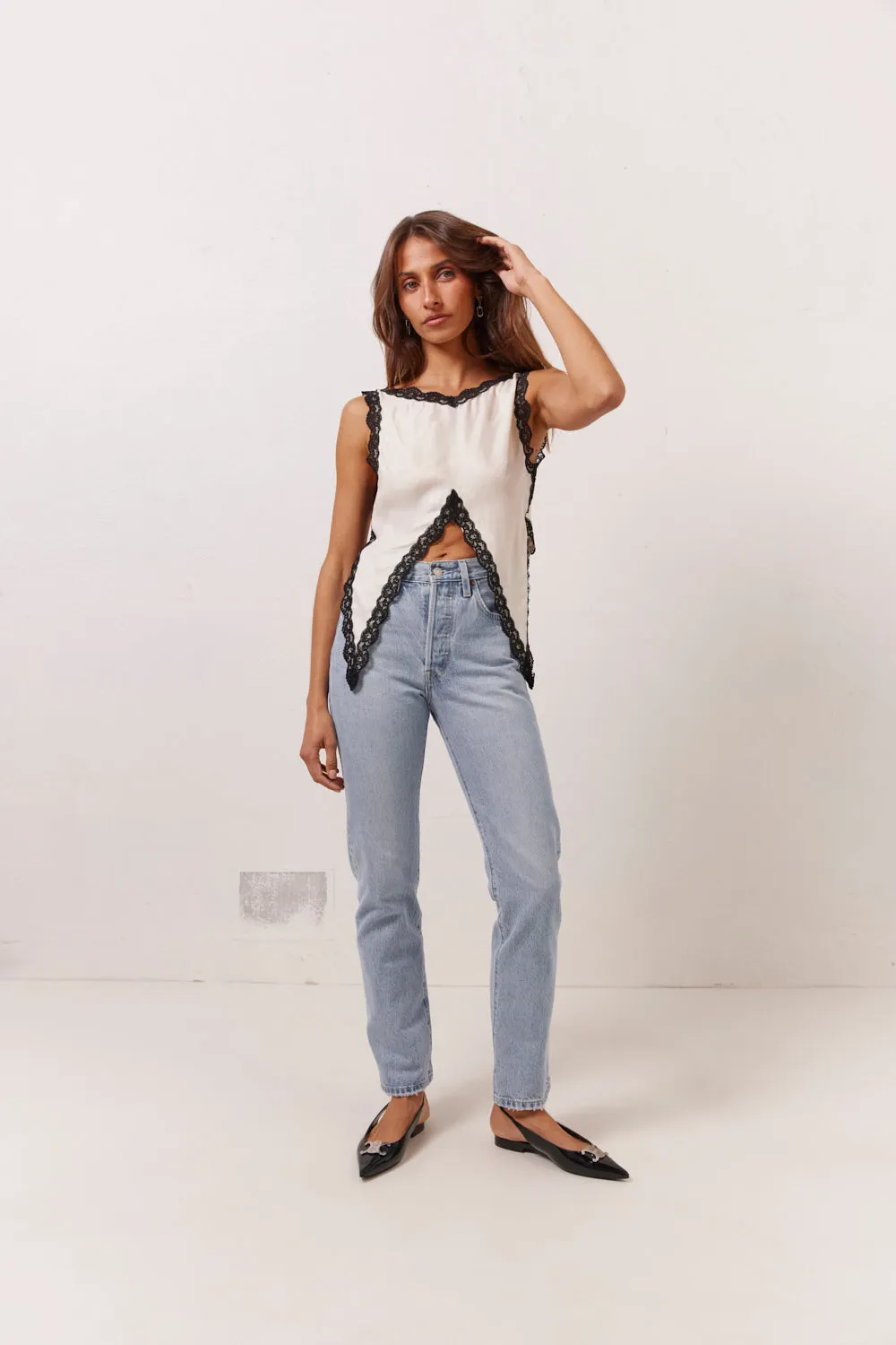 Aurelie Top White sold by Verge Girl product image thumbnail 5