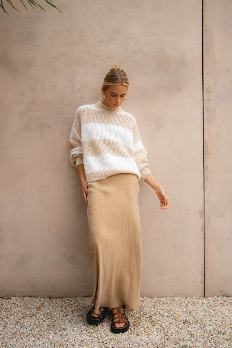 Truth Knit Jumper Cream sold by Verge Girl product image thumbnail 3