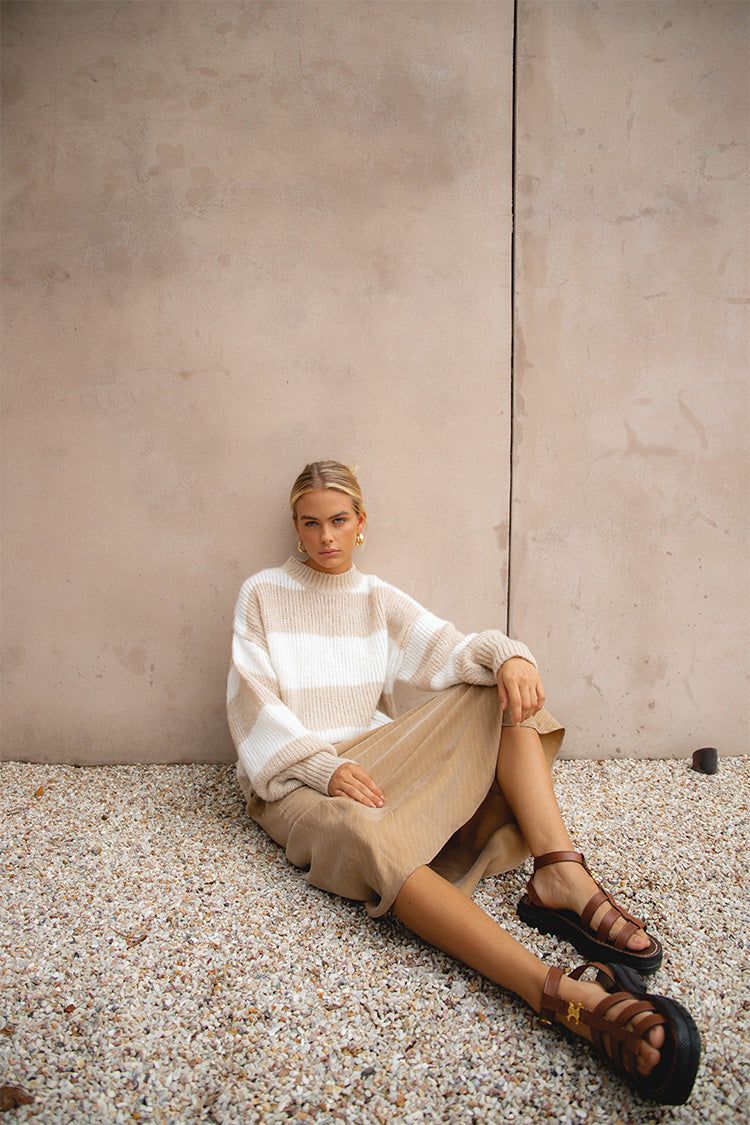 Truth Knit Jumper Cream sold by Verge Girl product image thumbnail 2