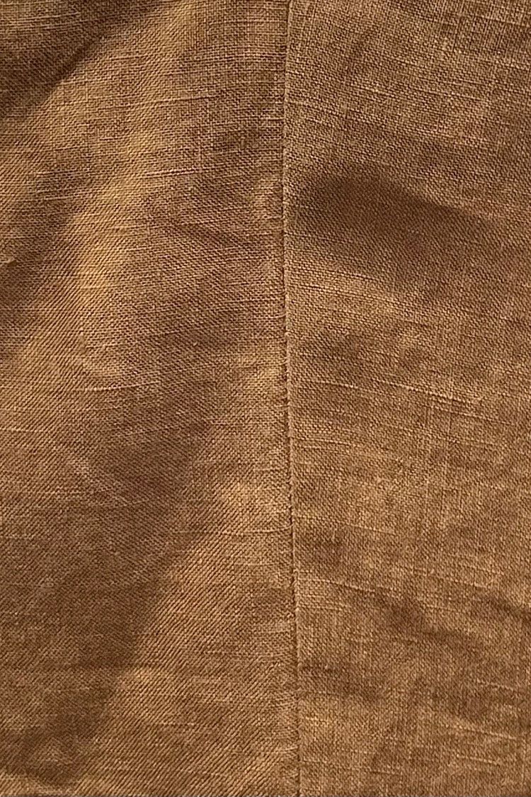 VRG GRL Disco Sole Linen Mini Dress // Tan sold by Verge Girl product image thumbnail 8