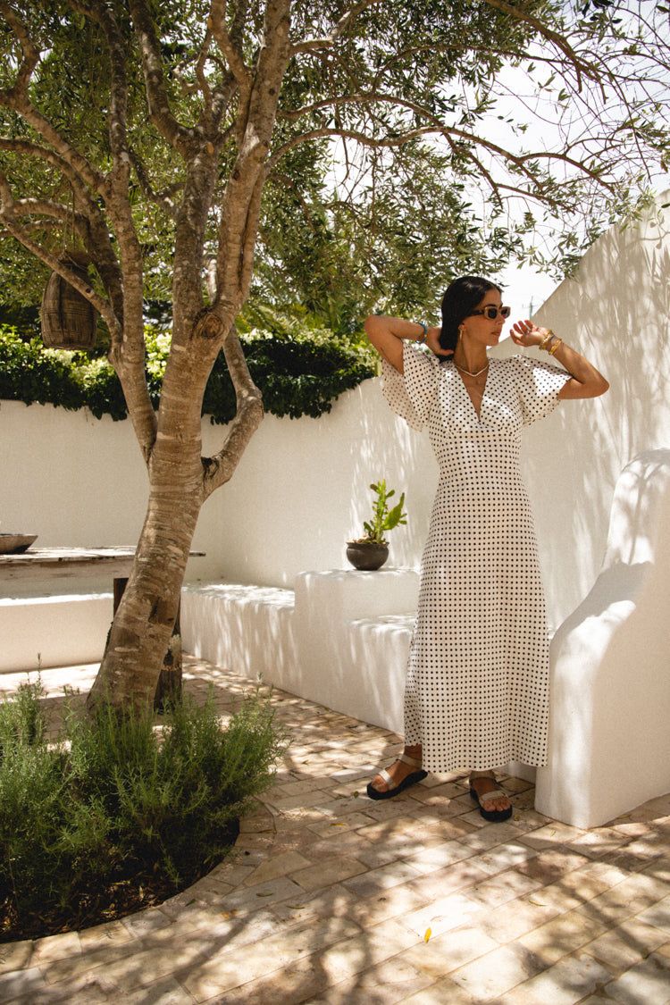 VRG GRL Summer Nostalgia Bias Cut Midi Dress // White sold by Verge Girl product image thumbnail 6