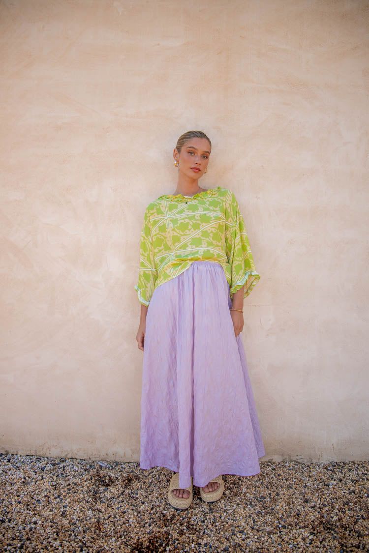 Desert Orchid Tunic Top Lime sold by Verge Girl product image thumbnail 3
