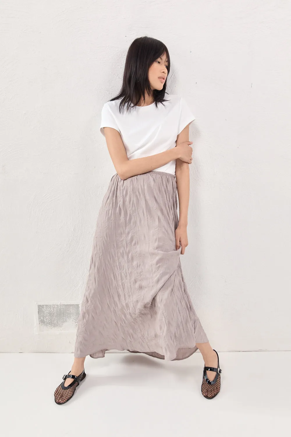 Solara Midi Skirt Smoke sold by Verge Girl product image thumbnail 5
