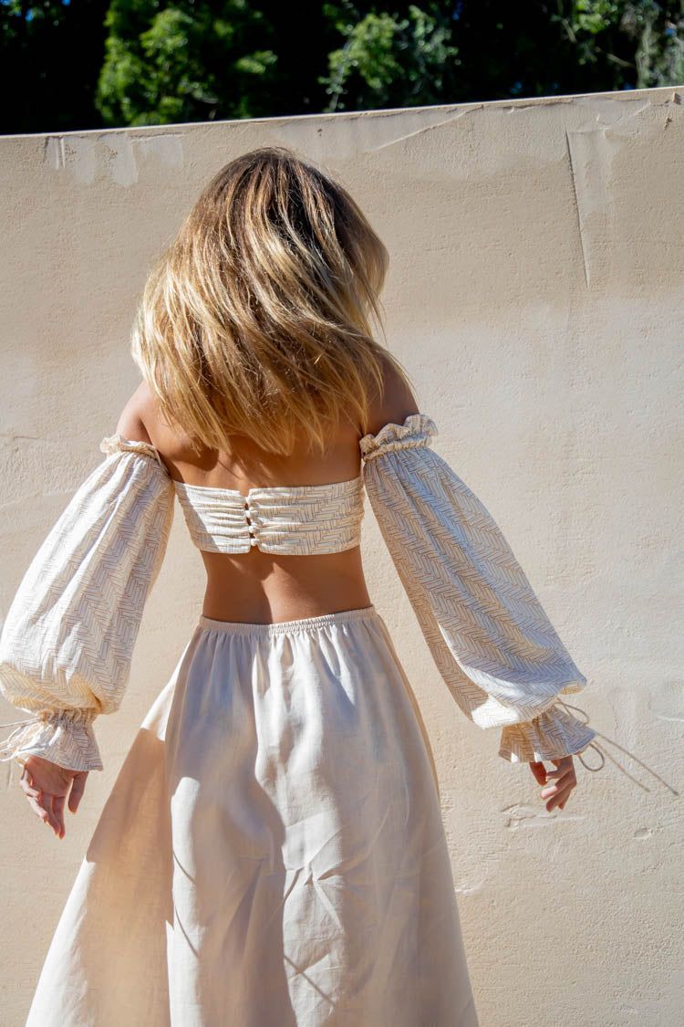 VRG GRL Modern Romantic Crop Top // Cream sold by Verge Girl product image thumbnail 8