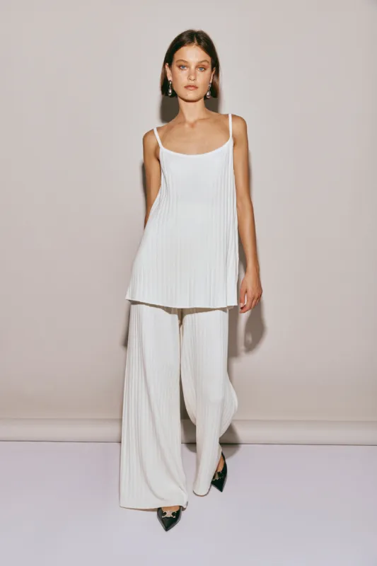 Jac Knit Pants White sold by Verge Girl