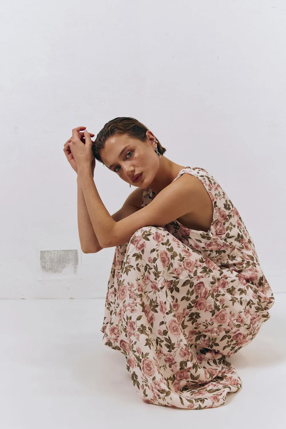 Postcards From Italy Bias Cut Maxi Dress Rose sold by Verge Girl product image thumbnail 2