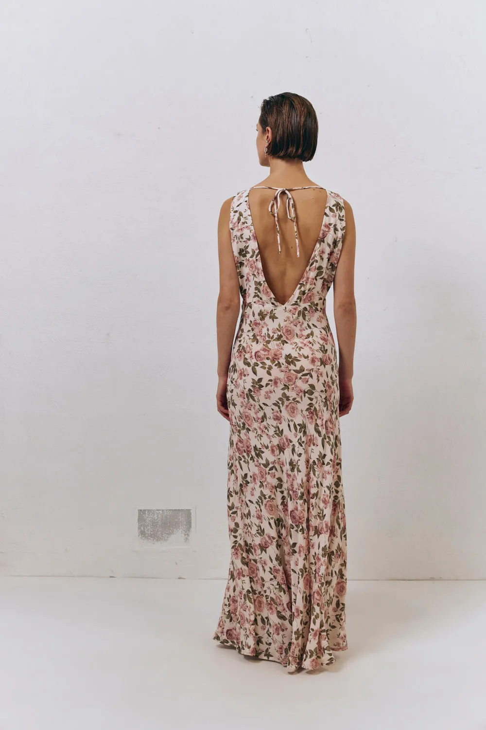 Postcards From Italy Bias Cut Maxi Dress Rose sold by Verge Girl product image thumbnail 4