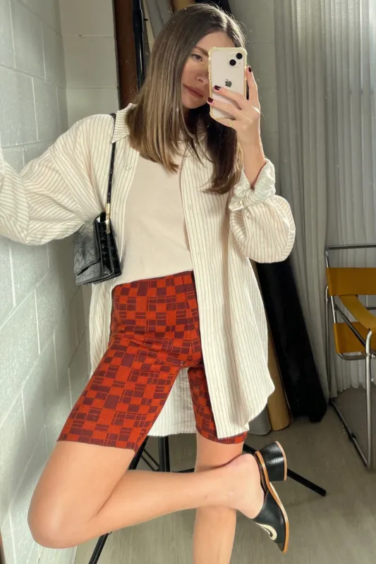 Under Control Knit Shorts Wine made by Verge Girl