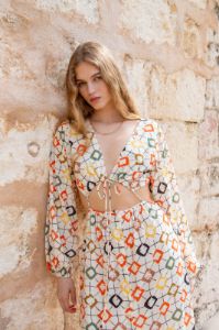 VRG GRL When In Rio Maxi Dress // Cream sold by Verge Girl