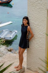 VRG GRL Discoteca Mini Dress // Black sold by Verge Girl