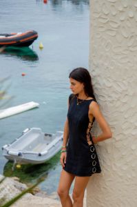 VRG GRL Discoteca Mini Dress // Black sold by Verge Girl