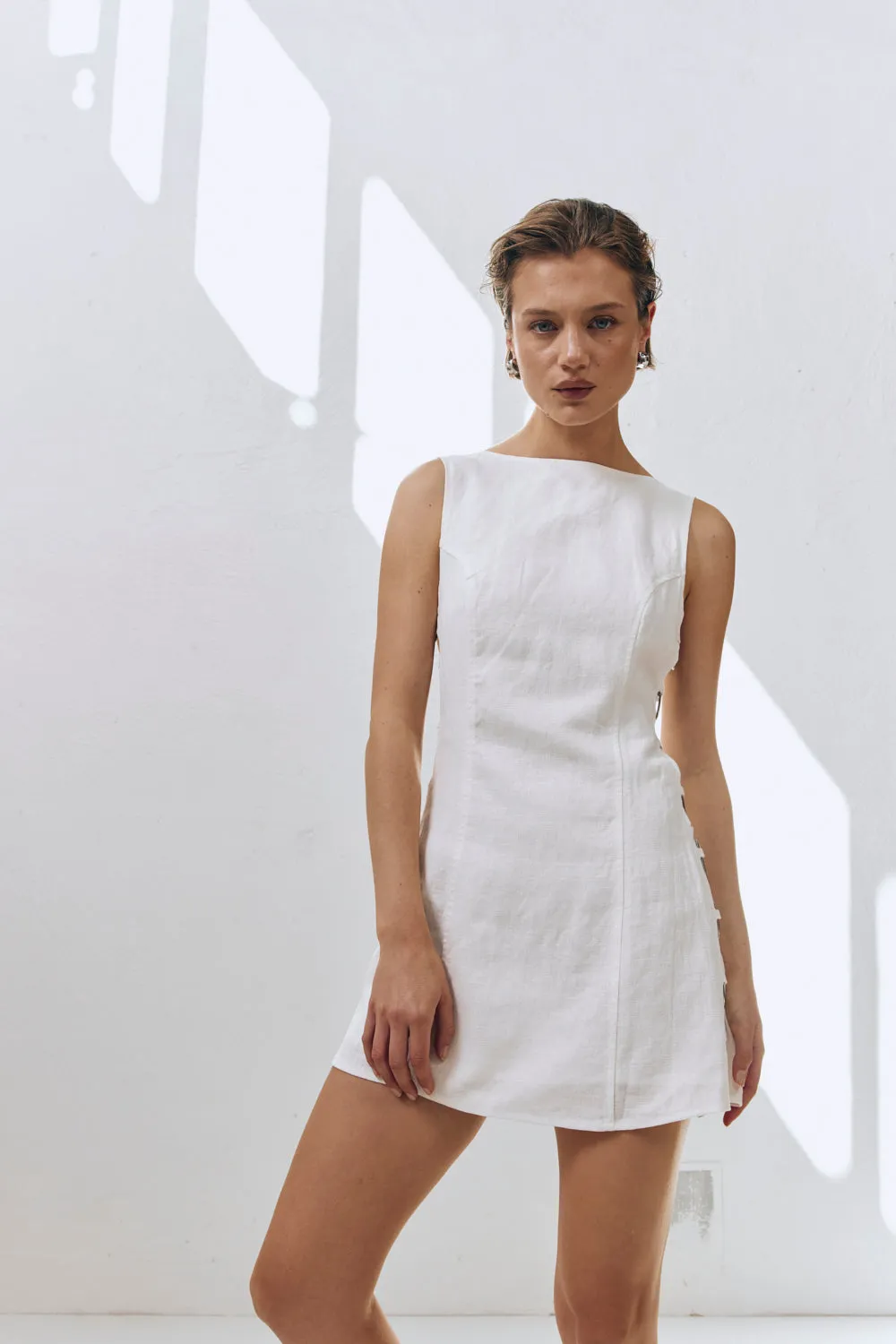 Discoteca Mini Dress White sold by Verge Girl product image thumbnail 5